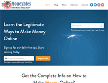 Tablet Screenshot of moneybies.com